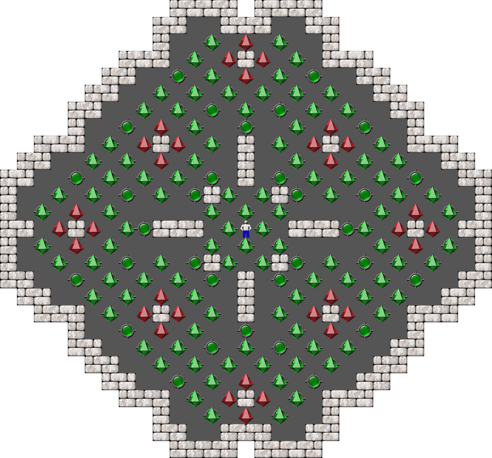 Sokoban Sasquatch 07 Arranged level 102